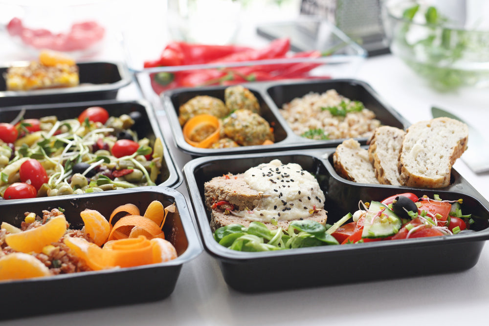 Chef-prepared healthy meals arranged for a 30-day metabolism reboot